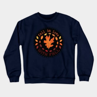 Lovely fallen leaves seal [crispy] Crewneck Sweatshirt